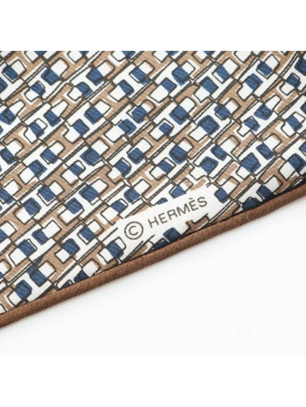 ★SOLD★ Hermes Scarf Losange Mini Kadri Silk - Picture 3 of 4